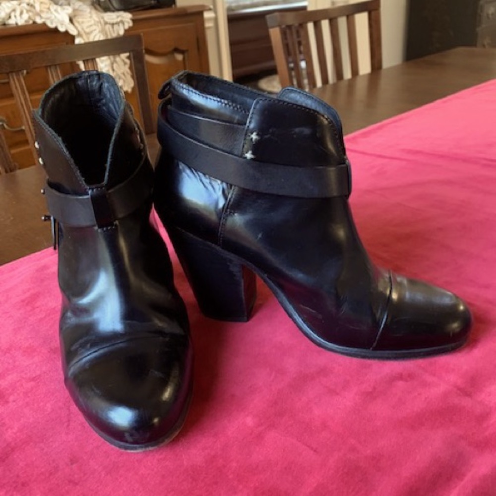 Rag & Bone Ankle Boots Booties Black 38